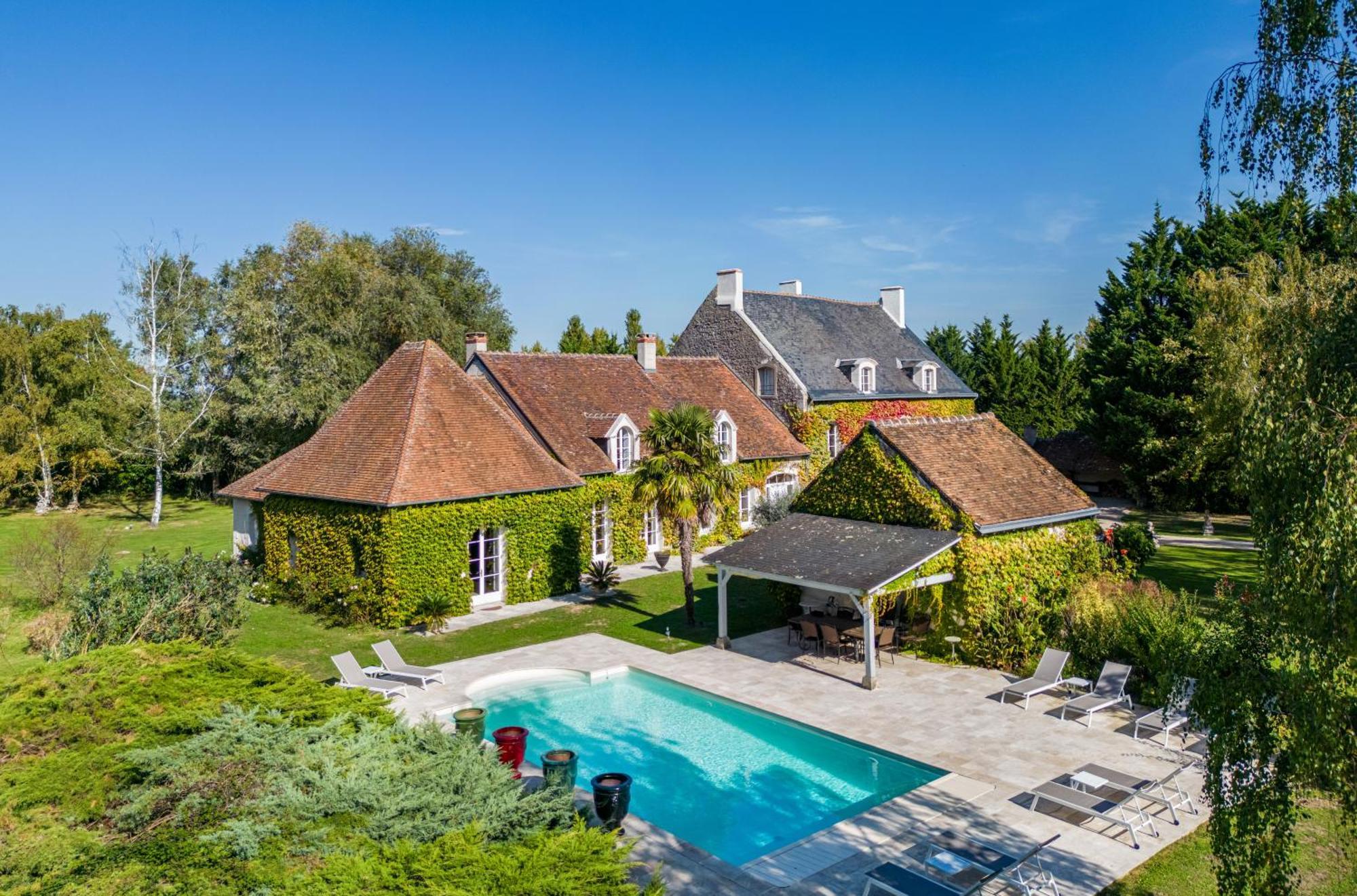 Domaine De La Blonnerie Panzió Feings Kültér fotó
